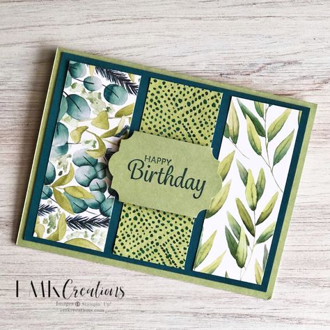 Designer Paper Cards, Simple Birthday Cards, Homemade Birthday Cards, Hand Made Greeting Cards, Birthday Cards Diy, Stamping Up Cards, Card Patterns, Card Layout, Paper Crafts Cards