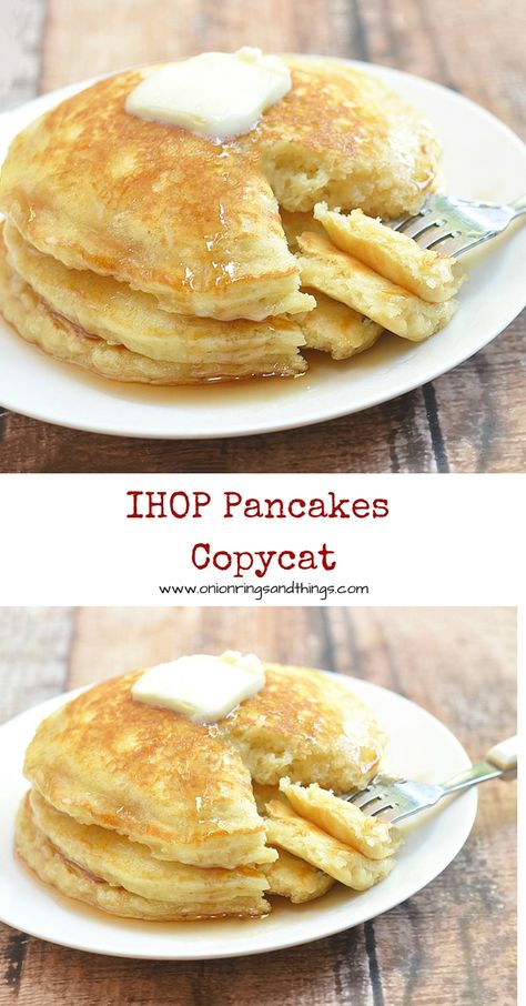 Ihop Pancakes, Wakey Wakey, Break Fast, Copykat Recipes, Copycat Restaurant Recipes, Buttermilk Pancakes, Cat Recipes, Food Blogs, Breakfast Brunch Recipes