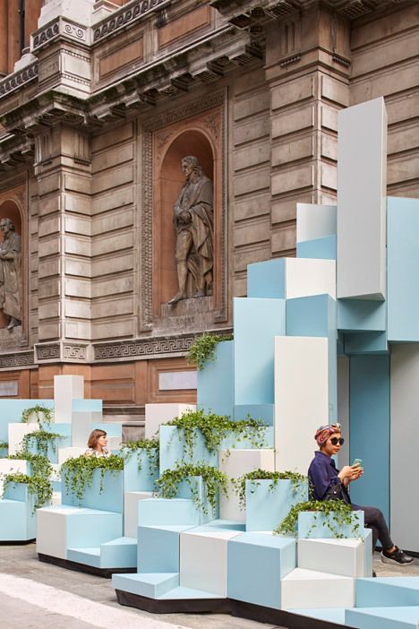 Public Installation, Pocket Park, Create Cultivate, Public Space Design, Public Seating, Mountain Valley, Urban Furniture, Royal Academy Of Arts, Street Furniture