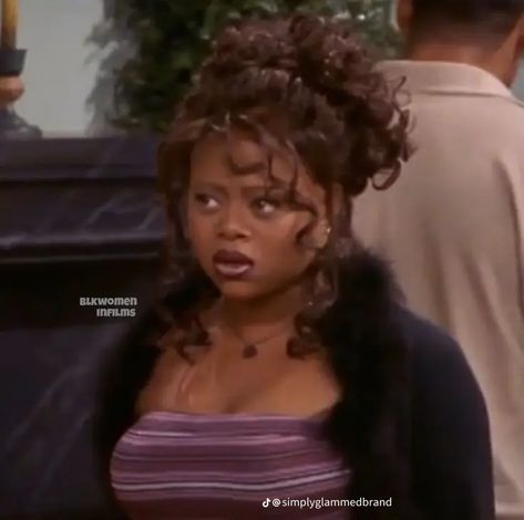 Kim Parker Outfits, Countess Vaughn, The Parkers, Kim Parker, Room Cleaning, Y2k Hairstyles, Girls Natural Hairstyles, Girls Braids, Sleek Ponytail