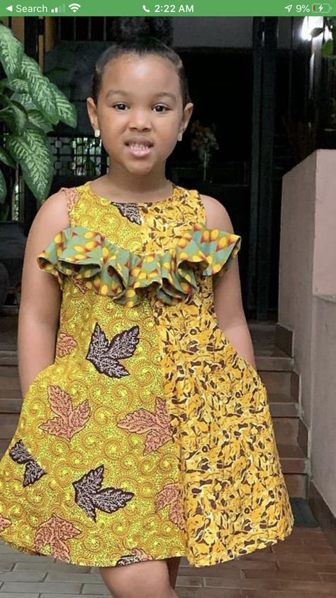 Baby Style Girl Outfits Ankara, Kampala Styles For Kids Girl, Kampala Styles For Children, Children African Dresses, Children Style Girl Ankara, African Birthday Dress, African Midi Dress, African Kids Clothes