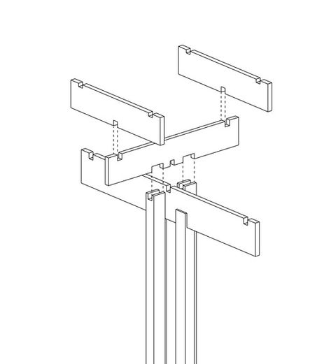 Timber Joints, Drawing Furniture, Sound Sculpture, Timber Architecture, Conceptual Drawing, Architecture Concept Diagram, Pottery Workshop, Concept Diagram, Timber Structure