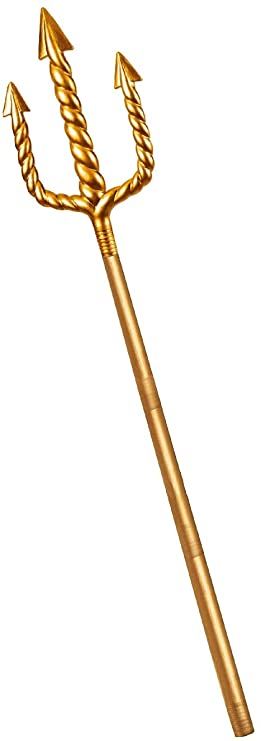 Amazon.com: Costume Accessory King Neptune Trident, Gold, One Size : Clothing, Shoes & Jewelry Poseidon Costume, Neptune Trident, Merman Costume, King Neptune, Pharaoh Costume, King Costume, Unique Costumes, Halloween Costume Accessories, Plastic Design