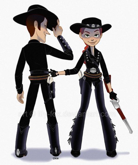 Pride by lily-fox on DeviantArt Toy Story Fanart, Woody Pride, Jesse Toy Story, Disney Jessie, Dibujos Toy Story, Woody And Jessie, Jessie Toy Story, Disney Crossovers, Twisted Disney