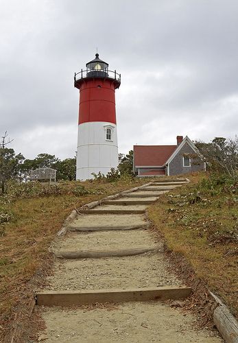 Nauset Lighthouse. Massachusetts Nauset Lighthouse Cape Cod, Lighthouse Stairs, Lighthouse Cape Cod, Anklet Tattoo, Cap Code, Cape Cod Lighthouses, Amur Tiger, House Pictures, Lighthouse Pictures