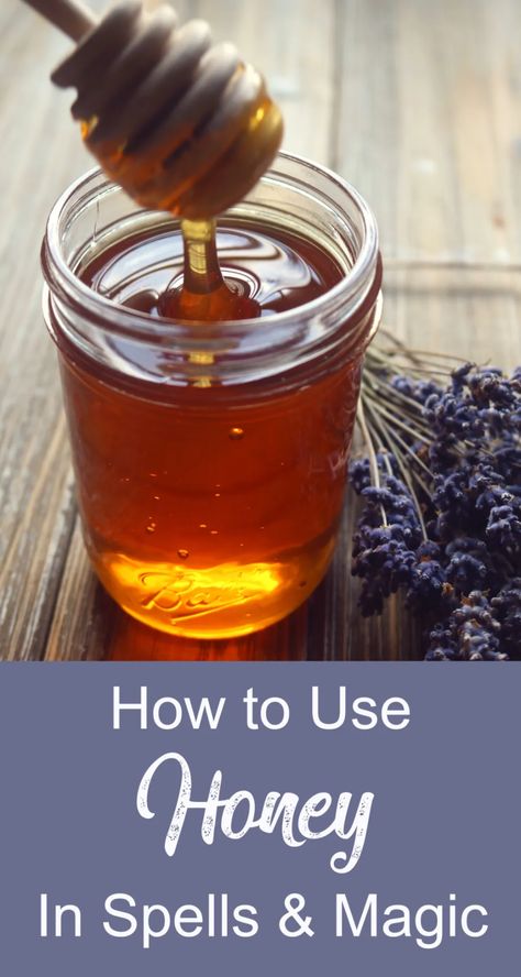 Using Honey in Witchcraft, Spells & Magic - Moody Moons Honey Jar Spell, Nectar Of The Gods, Honey Uses, Spells Magic, Jar Spells, Witchcraft Spells, Spirit Communication, Lavender Honey, Magical Herbs