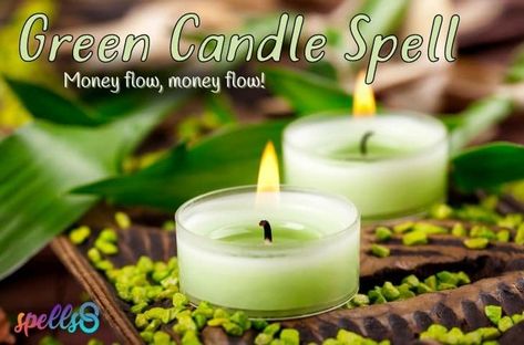 Money Candle Spell: How to Use a Green Candle for Prosperity Money Candle Spell, Money Spells That Work, Prosperity Spell, Money Candle, Money Spell, Candle Dish, Money Magic, Wicca Witchcraft, Money Spells