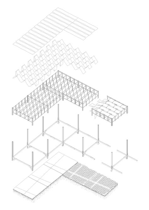 Eth Zurich, Manual Design, Timber Architecture, Cultural Centre, Bamboo Wall, Urban Fabric, Graduation Project, Architecture Student, Architecture Illustration