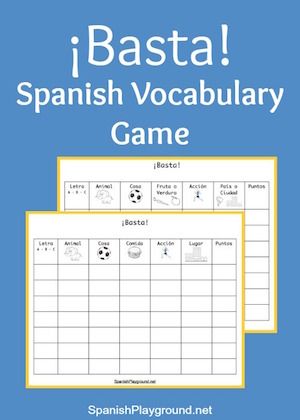 Traditional Spanish Games for Kids - Spanish Playground Spanish Vocabulary Games, Spanish Games For Kids, Spanish Classroom Activities, Spanish Games, Homeschool Spanish, Spanish Basics, Spanish Lessons For Kids, Middle School Spanish, Spanish Worksheets