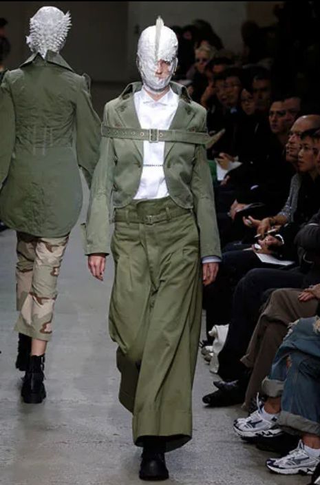 Junya Watanabe 90s, Army Look, Krabby Patty, Trend Fabrics, Anti Fashion, Archive Fashion, Outfit Collage, Army Fashion, Junya Watanabe