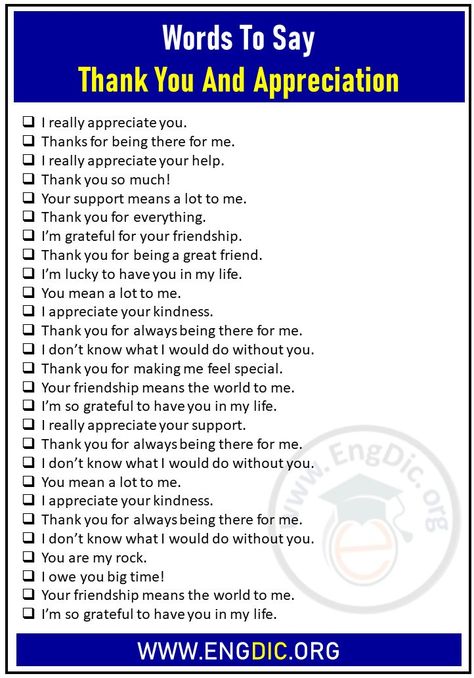 Instead Of Saying Thank You, Synonyms For Thank You, Ways To Say I Appreciate You, Ways Of Saying Thank You, Thanks And Appreciation Words, Word Of Thanks And Appreciation, Other Words For Thank You, Reply To Thank You, Another Way To Say Thank You