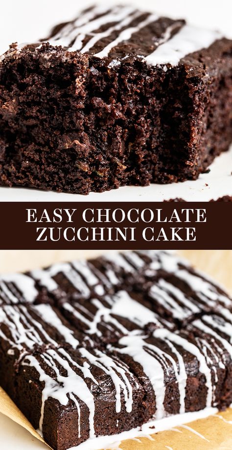 Chocolate Zucchini Cake Recipe, Recipe For A Crowd, Zucchini Cookies, Chocolate Zucchini Cake, Low Carb Brownies, Chocolate Zucchini Bread, Healthier Desserts, Berry Picking, Zucchini Cake