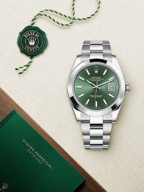 Rolex Green Dial, Rolex Sir, Green Watch Men, Ladies Rolex Watches, Rolex Submariner Green, Rolex Green, Woman Watches, Watch Green, Rolex Watches Women