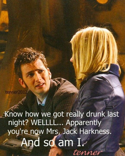 Haha jack harkness Captain Jack Harkness, Jack Harkness, John Barrowman, Billie Piper, 10th Doctor, Rose Tyler, Tenth Doctor, Wibbly Wobbly Timey Wimey Stuff, Torchwood