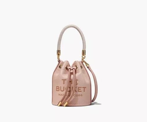 The Leather Micro Bucket Bag | Marc Jacobs | Official Site Bucket Tote Bag, Mini Bucket Bag, Mini Bucket Bags, Mini Bucket, Sack Bag, Marc Jacobs Bag, Leather Bucket Bag, Leather Bucket, Louis Vuitton Shoulder Bag