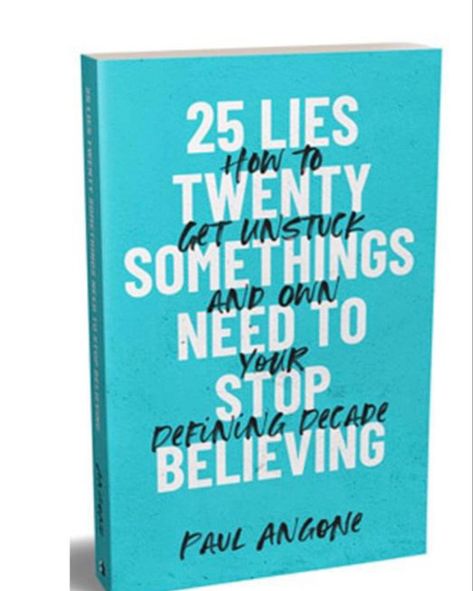 New Book Recommendation: 25 Lies Twenty Somethings Need to Stop Believing: How to Get Unstuck and Own Your Defining Decade📘 This book will help you live your life on purpose, earn that cash money💵, leave a legacy and have FUN doing it!!! http://liketk.it/3bnBy @liketoknow.it #liketkit #LTKunder50 #LTKhome #LTKunder100 Defining Decade, Leave A Legacy, Get Unstuck, Book Recommendation, Leaving A Legacy, Cash Money, Live Your Life, Book Recommendations, Have Fun