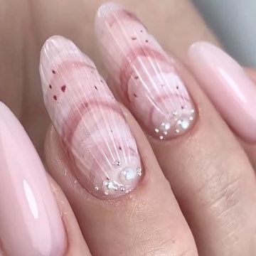 Muted Nails, Acrylic Nails Stiletto, Aqua Nails, Art Coquillage, Golden Nails, How To Cut Nails, Cute Simple Nails, Nail Designs Valentines, Nail Art Videos