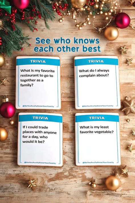 Do You Really Know Your Family? A Fun Family Game Filled with Conversation Starters and Challenges - Great for Kids, Teens and Adults Do You Really Know Your Family Game, Family Game, Fun Family, Do You Really, Family Games, Conversation Starters, Trivia, You Really, Family Fun