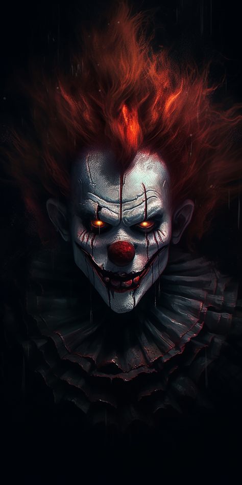 Creepy Clown Pictures, Scary Clown Face, Evil Clown Tattoos, Clown Photos, Clown Images, Dark Circus, Clown Horror, Dark Art Photography, Scary Wallpaper