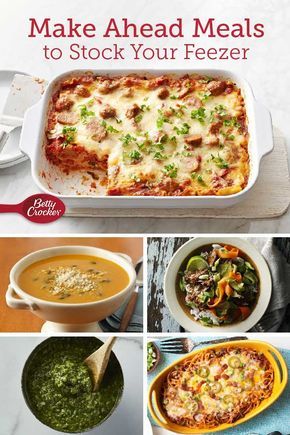 Pre Cooked Meals To Freeze, Meals That Can Be Prepped In Advance, Cooked Meals That Freeze Well, Dinners That Freeze Well, Take Them A Meal Ideas, Make Ahead Dinners For The Week, Casseroles That Freeze Well, Make Ahead Chicken Recipes, Build A Meal