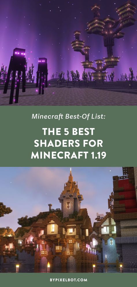 5 Best Shaders for Minecraft 1.19 for a Stunning Graphic Experience Water Refraction, Minecraft Shaders, Minecraft 1, Minecraft Mods, Minecraft Designs, Graphics Card, Lens Flare, Minecraft Houses, Blur