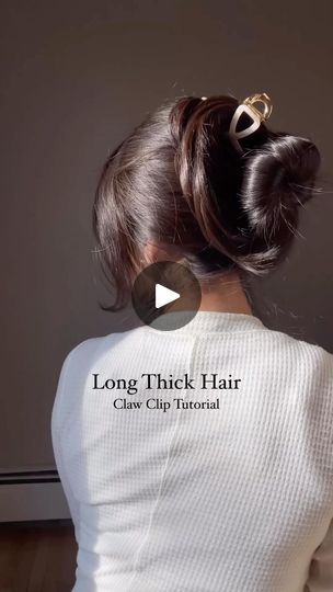 2.7K reactions · 39 shares | OBSESSED with @alexandra.g.g.hair Version of a claw clip hairstyle for long, thick hair. 🤍

Follow @godess.ca
.
.
.
.
.
.
.
.
.
.
.
.
.
#hairtutorial #thickhair #longhair #longhairstyles #hairfashion #hairstylist #hairideas #hairtrends #hairtransformation #hairinspiration #hairinspo #hairjourney #hairsalon | GODESS | Shop Claw Clips | Hair Accessories | godess.ca · Original audio Hairstyle For Long Thick Hair, Claw Clip Hairstyle, Clip Hairstyle, G Hair, Clip Hairstyles, Claw Clips, Hair Journey, Hair Claws & Clips, Hair Transformation