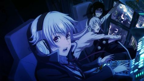 Oh wow =_= I screen shot this part while watching this scene only to find it on Pinterest =_= Adolf K Weismann, Yashiro Isana, K Anime, From The New World, K Project Anime, Silver King, K Project, Promotional Image, Gurren Lagann