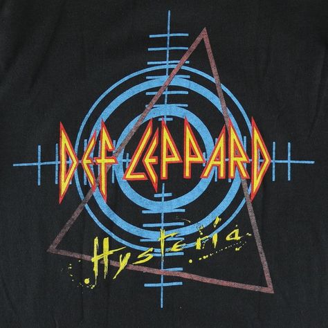 Def Leppard Tattoo, Classic Rock Aesthetic, Def Leppard Wallpaper, Def Leppard Albums, Def Leppard Logo, Iphone Wallpaper Rock, Musician Artwork, Def Leppard Band, Def Leppard Hysteria