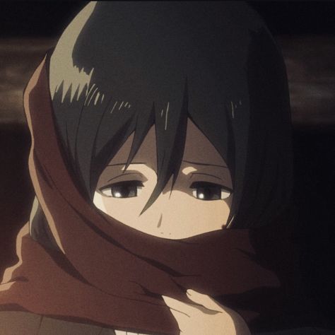 Mikasa Astethic Wallpaper, Mikasa Pfp Aesthetic, Mikasa Aesthetic Fanart, Mikasa Fanart Icon, Mikasa Ackerman Profile Picture, Aot Anime, Attack On Titan 2, Romantic Photoshoot, Eren X Mikasa