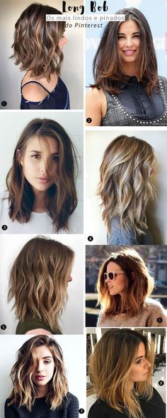 Long Bob Haircuts, Haircuts For Wavy Hair, Midlength Haircuts, Trendy Hair Color, Long Bob Hairstyles, Bob Hair, Hair Color Highlights, Mid Length Hair, Medium Hair Cuts