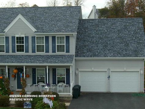 Owens Corning Pacific Wave Owens Corning Shingles Driftwood, Pacific Wave Roof Shingles, Owens Corning Shingles Onyx Black, Owens Corning Brownwood Shingles, Owens Corning Aged Copper Shingles, Owens Corning Shingles, Shingle House, Roof Ideas, Shingle Colors