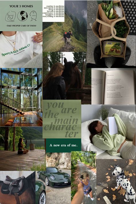 dark green vision board 2023 goals and dreams for 2023 new year new me new years resolutions dark aesthetic that girl clean girl aesthetic motivation inspiration creative horses riding dogs studying selfcare driving cars going for walks nature reading architecture plants green aesthtic Sage Green Vision Board Wallpaper, Plant Vision Board, Laughter Vision Board, Vision Board Pictures Green, Green 2024 Vision Board, Vision Board Sage Green, 2024 Vision Board Green Aesthetic, Asthetic Picture Vision Board, 2024 Vision Board Green