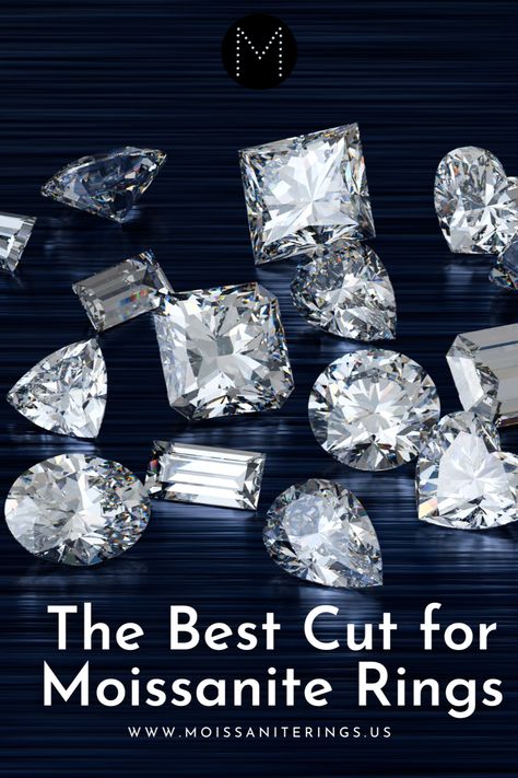 This article will explore the best cuts for moissanite rings and help you understand the factors to consider when choosing the best cut for your moissanite engagement ring. Moissanite Engagement Ring Cost, Radiant Cut Moissanite Ring, Rings Moissanite, Moissanite Engagement Ring Cushion Cut, Moissanite Engagement Rings, Princess Cut Moissanite, Engagement Rings Cushion, Traditional Diamond, Cushion Cut Engagement Ring