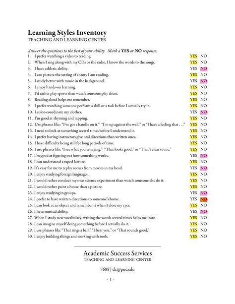 Ued learning styles inventory - ______________________________________ Academic Success Services - Studocu Learning Style Inventory, Inventory Printable, Auditory Learners, Multi Sensory Learning, Academic Writing Services, Study Better, Professional Writing, Printable Ideas, Creative Template