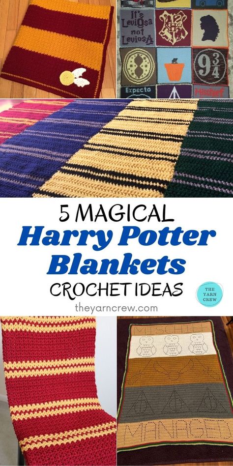 Blanket Crochet Ideas, Letter Crochet, Harry Potter Baby Blanket, Harry Potter Knit, Harry Potter Blanket, Harry Potter Colors, C2c Blanket, Crochet Grid, Harry Potter Crochet