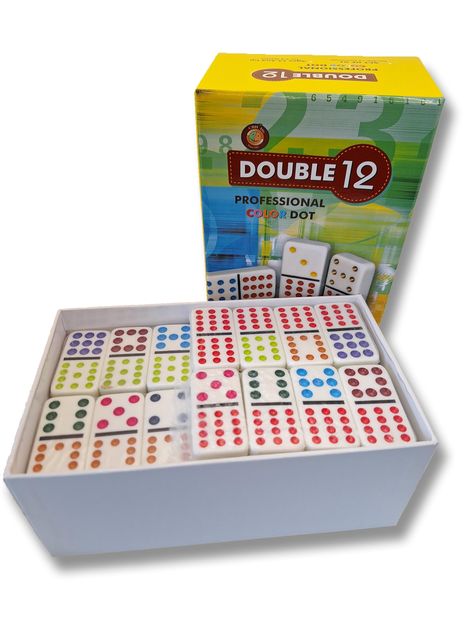 PRICES MAY VARY. Exciting double 12 Mexican Train Domino set. Instructions included in English and Spanish. Sturdy box for Dominos transportation. Mexican Train Game double 12 dominoes set. Colored dots on each tile. Comes with the center piece as well. Crafted from premium material. For 4-8 Players. Professional dominos set. Suitable for players of all ages, providing hours of entertainment and strategic gameplay in every round! Recommended Introducing the Double 12 Domino Set, a timeless favor Mexican Train, Domino Set, Domino Games, Dominoes Set, The Double, Color Box, Tile, Color