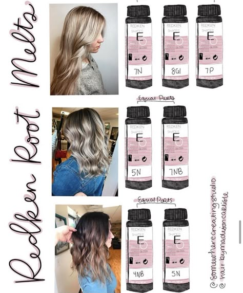 Root Melt Formula, Blonde Or Brunette, Highlights Babylights, Root Melt, Redken Hair Color, Balayage Blond, Colored Hair Tips, Beauty Hair Color, Redken Hair Products