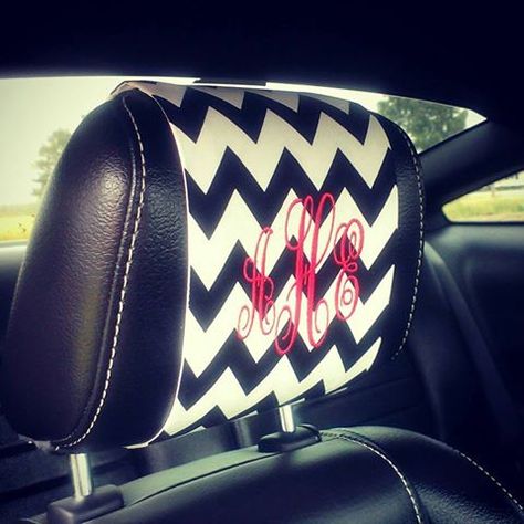 These headrest covers are so sharp!! sewuniquebydebrahuffman.weebly.com/ Car Head Rest Cover, Car Headrest Cover, Headrest Cover, Seatbelt Cover, Mother Days, Nick Nacks, Car Headrest, Car Head, Diy Pool