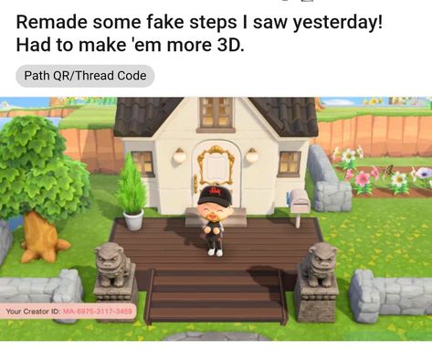 Ac New Leaf, Animal Crossing Guide, Animal Crossing Qr Codes Clothes, Animal Crossing Wild World, Qr Codes Animal Crossing, Path Design, New Animal Crossing, Animal Crossing Game, Animal Crossing Qr