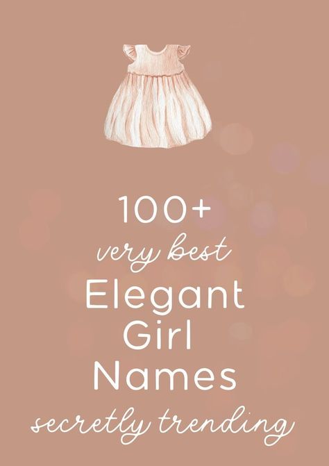 Love aesthetic names for 2025? These elegant girl names are a little cottagecore, and somewhat whimsical but entirely pretty! If your style is kinda posh baby names, kinda rich girl names or gives royal baby girl names, you're going to *love* this one - and I can *guarantee* you'll add at least a handful to your baby names list! (There are tons of super unique names for girls!) A Baby Names Girl, Whimsical Baby Girl Names, Pretty Girl Names List, Timeless Girl Names, Unique Baby Names List, Spanish Baby Girl Names, Rare Female Names, Feminine Girl Names, Royal Baby Girl Names