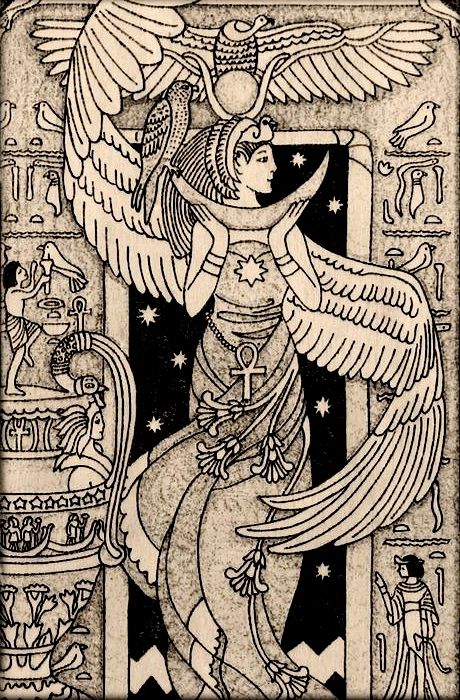 Isis Egyptian Goddess of Motherhood and Magic by Yanka Creations Egyptian Gods And Goddesses Tattoos, Egyptian Gods And Goddesses Art, Egyptian Goddess Aset, Hathor Goddess Tattoo, Sekhmet Goddess Tattoo, Egyptian Mythology Art, Egyptian Illustration, Egyptian Art Drawing, Egyptian Goddess Tattoo