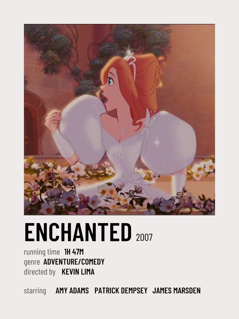 Enchanted Poster, Movie Character Posters, Old Disney Movies, Animated Movie Posters, Old Cartoon Shows, Good Animated Movies, New Disney Movies, Disney Movie Posters, Movies To Watch Teenagers