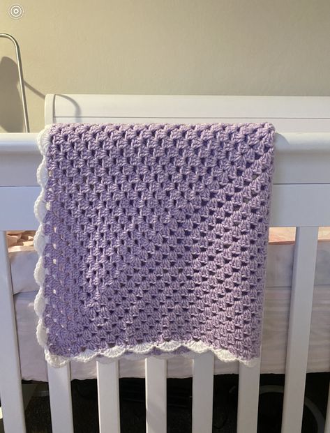 Lavender baby blanket Baby Items, Baby Blanket, Lavender, Arts And Crafts, Crochet, Art