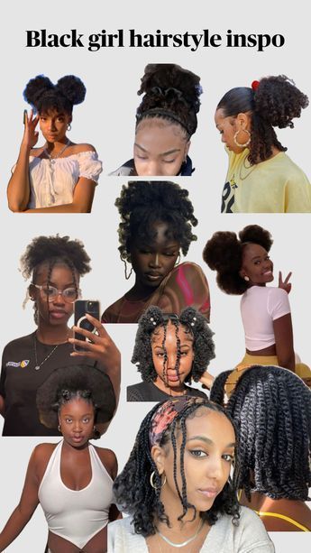 Cabello Afro Natural, Κούρεμα Bob, Afro Hair Care, Hair Mistakes, Quick Natural Hair Styles, Goddess Braids Hairstyles, Hairstyle Inspo, Curly Hair Styles Easy, Hair Guide