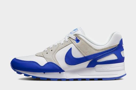 Nike Air Pegasus 89 "Sport Royal" - EUKICKS Nike Air Pegasus 89, Nike Air Pegasus, Nike Pegasus, Mens Nike Air, Nike Store, Vans Sneakers, Air Max 1, Blue Shoes, Style Retro