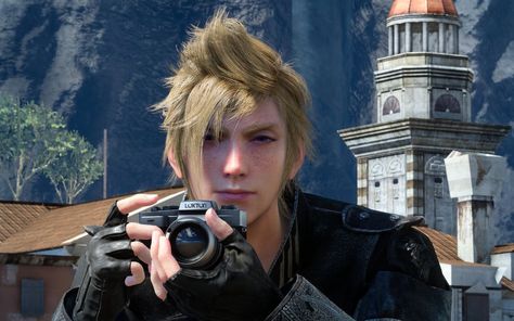 Ffxv Pfp, Friends Hangout, Prompto Argentum, Final Fantasy Xv Prompto, Fantasy Universe, Final Fantasy Xv, Final Fantasy Vii, Pretty Men, Final Fantasy