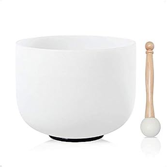 Vaorwne 8 Inch 432Hz Singing Bowl Perfect Sound Note F Heart Chakra Frosted Quartz Crystal Meditation with Rubber Ring : Amazon.co.uk: Musical Instruments & DJ Goop Glow, Pilates Girl, Ginger Shot, Ballet Core, Tibetan Singing Bowls, Vogue Beauty, Vanilla Latte, Donut Glaze, Gold Dust