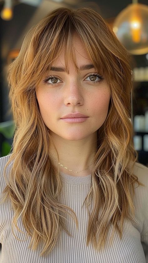 22 Curtain Bangs Hairstyles: Elevate Your Look with Ease Curtain Bangs Hairstyles, Hair Styles Long Hair, Face Framing Bangs, Slimmer Face, Bangs Hairstyles, Natural Hair Care Tips, Herbal Hair, Short Layered Haircuts, Hair Rinse