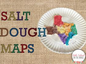 Little School on the Range: Salt Dough Maps Salt Dough Map Recipe, Regions Of Texas, Salt Dough Projects, Why I Teach, Map Skills Worksheets, Stain Clothes, Salt Dough Recipe, All 4 Seasons, 2nd Grade Activities