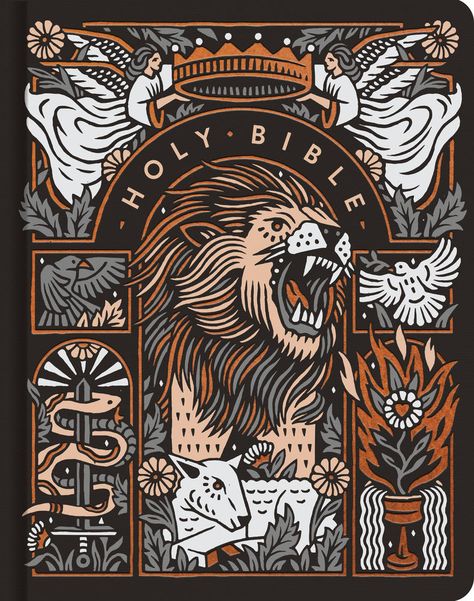 Joshua Noom, The Lion And The Lamb, Lion And The Lamb, Esv Bible, Lion And Lamb, Journaling Bible, Ayat Alkitab, Bible Study Tools, Commissioned Artwork